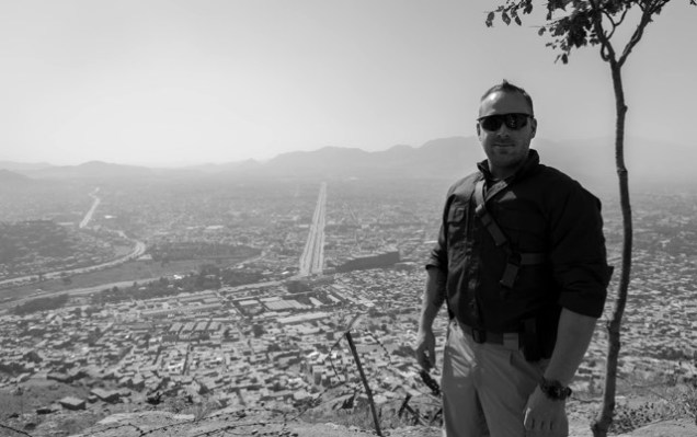 Jonathan L'Heureux à Kaboul.
